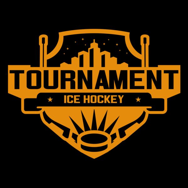 Tournament Ice Hockey logo template 02 Thumbnail